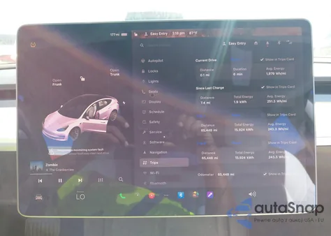 2021 Tesla Model 3 Standard Range Plus Rear-Wheel Drive from USA, damaged, VIN 5YJ3E1EA4MF032060